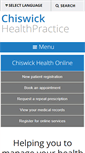 Mobile Screenshot of chiswickhealthpractice.co.uk